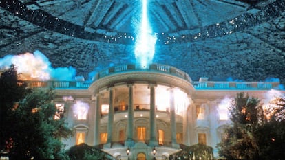 Fotograma de 'Independence day' (1996) donde se destruye la Casa Blanca.