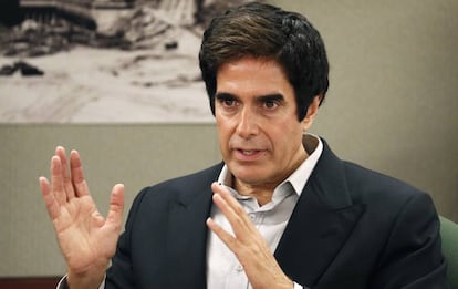 Foto de David Copperfield tomada el pasado 24 de abril en el juzgado de Las Vegas.