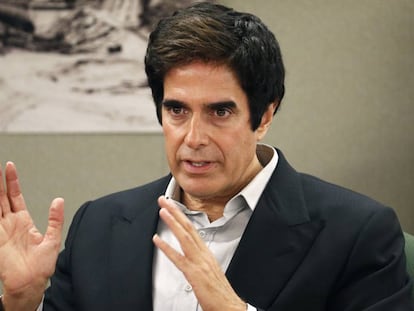 Foto de David Copperfield tomada el pasado 24 de abril en el juzgado de Las Vegas.