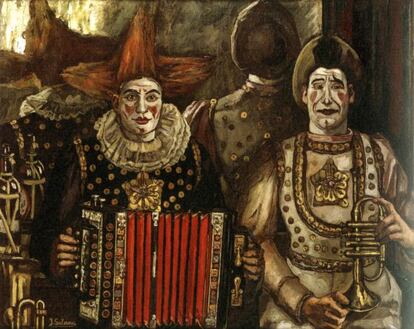 'Payasos' (1920), de José Gutiérrez Solana.