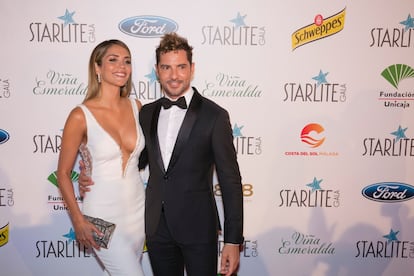 Rosanna Zanetti junto a su marido David Bisbal.