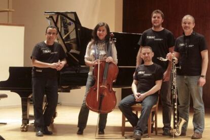 Taller Sonoro, en un ensayo ayer en el Auditorio.