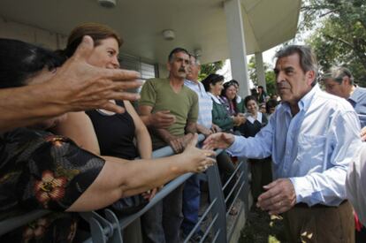 Eduardo Frei, durante la campaña electoral de 2010 como candidato de la Concertación