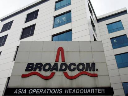 Oficina central de Broadcom  en Singapur.