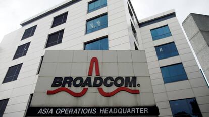 Oficina central de Broadcom en Singapur.