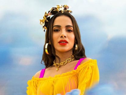 Anitta, em foto de divulgação do clipe de 'Medicina'.