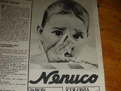Antiguo anuncio de Nenuco.