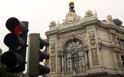 Fachada del Banco de Espa&ntilde;a.