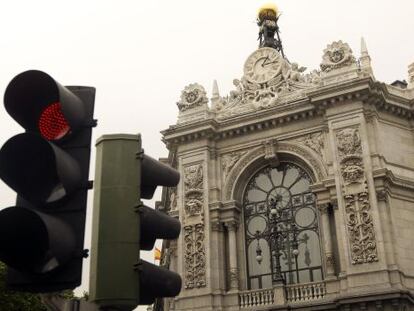 Fachada del Banco de Espa&ntilde;a.