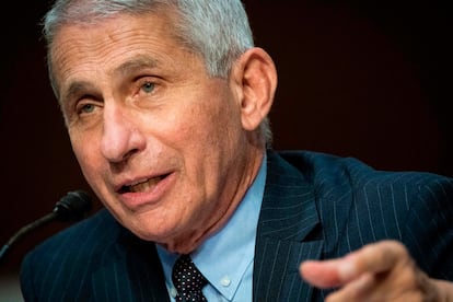 El doctor Anthony Fauci, durante una comparecencia en el Capitolio el pasado 30 de junio.