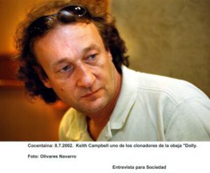 El biólogo Keith Campbell en una imagen de 2002.