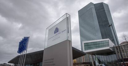Sede del Banco Central Europeo en Fráncfort (Alemania).