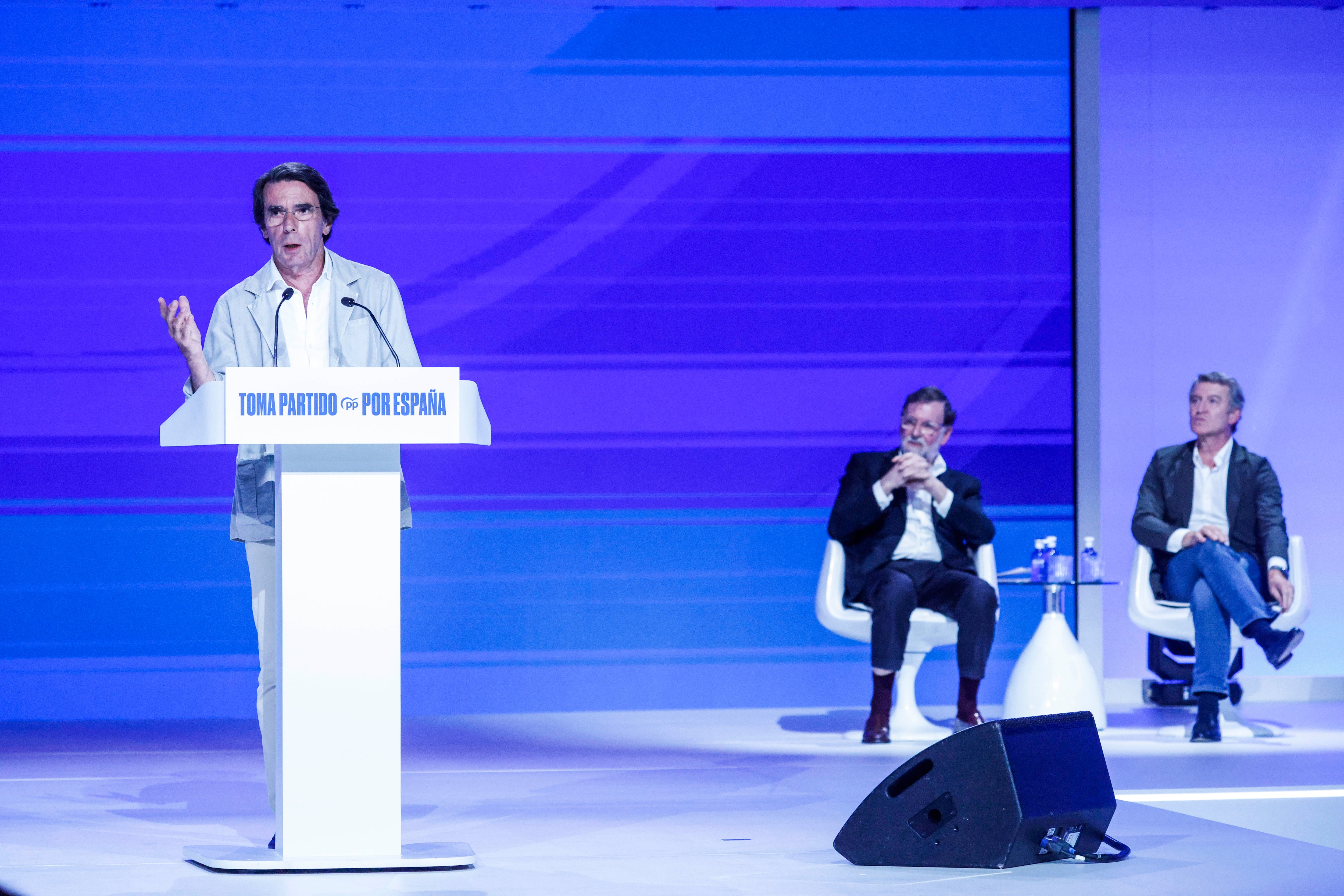 Aznar se queda a gusto esperando ver a Sánchez en la cárcel