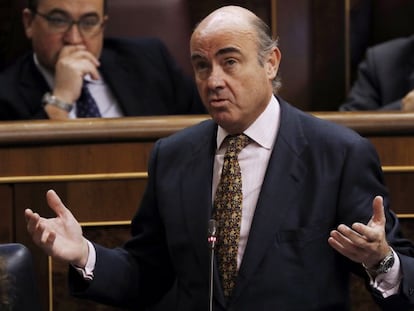 Luis de Guindos, ministro de Economía.