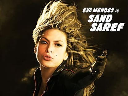 Eva Mendes es una de las heroínas de la película de Miller.