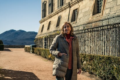 Carmen García-Frías, conservadora de Pintura Antigua de Patrimonio Nacional, en el Real Monasterio de San Lorenzo de El Escorial, el 31 de enero.