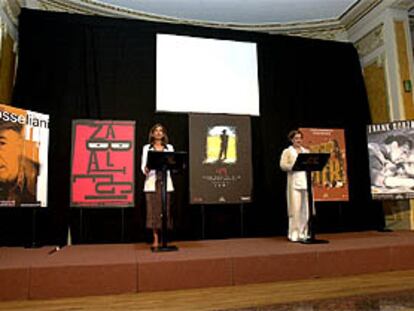 Los carteles que representaran las diferentes secciones de la próxima edición del Festival de San Sebastián.
