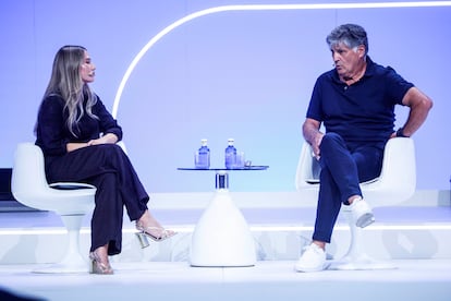 El tío de Rafa Nadal y director de la Rafa Nadal Academy by Movistar, Toni Nadal, durante el XXI Congreso Nacional del Partido Popular.