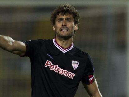 Llorente, en el partido de la Liga Europa contra el Hapoel Kiryat del pasado 28 de noviembre.