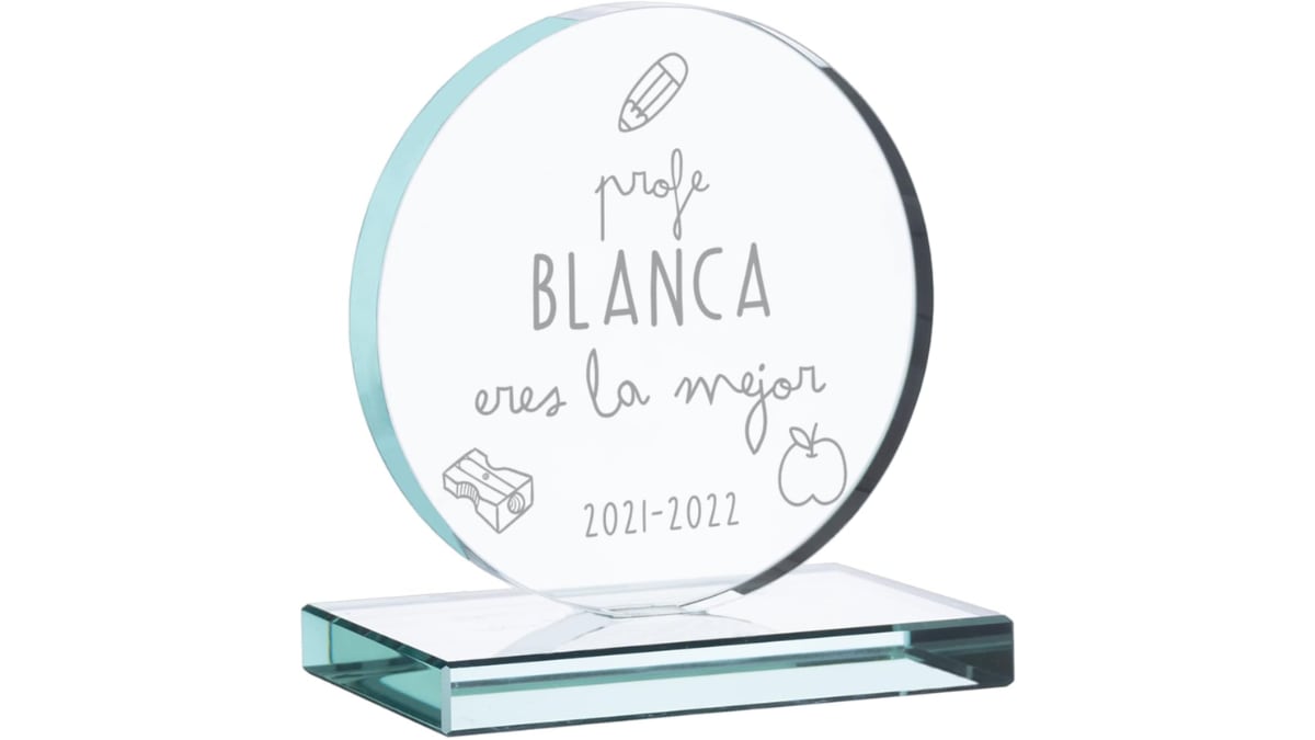 Trofeo personalizado.