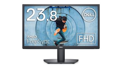 Vista frontal del monitor para ordenador Dell SE2422HX de 24 pulgadas.