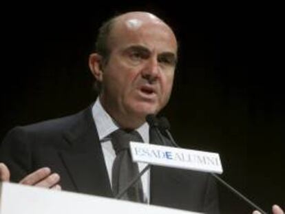 El ministro de Economía, Luis de Guindos. EFE/Archivo