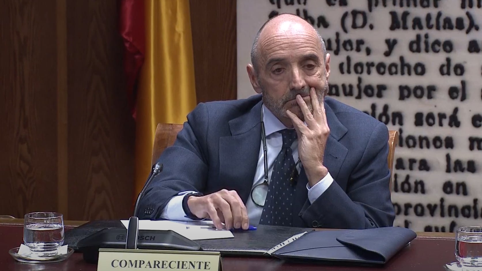 Businessman Julio Martínez Martínez in the investigation commission of the 'Koldo case' in the Senate.