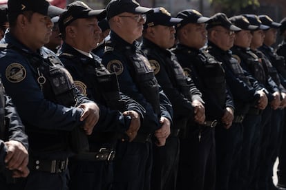 Secretaría de Seguridad Ciudadana (SSC) desplegó a sus elementos para realizar recorridos de reconocimiento y vigilancia en el poblado de San Antonio Tecómitl