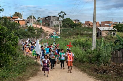 Pela primeira vez, desde o assassinato de Dorothy Stang, a Romaria da Floresta percorreu a cidade em vez das estradas rurais por medo de que os fiéis fossem mortos