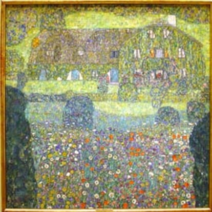 &#39;Landhaus am Attersee&#39;, el cuadro más caro de Klimt.