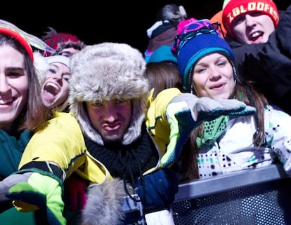 La indumentaria del público en Igloofest es bastante diferente a la de otros festivales musicales.