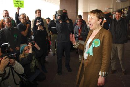 La lder del Partido Verde, Caroline Lucas.