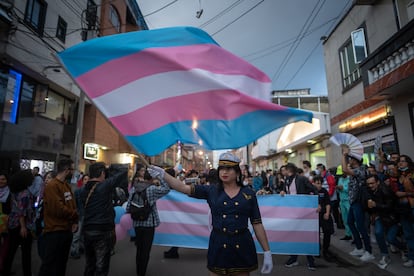 Tamara Montenegro es directora de la Fundacion Dignidad Trans. Participa en YoMarchoTrans.