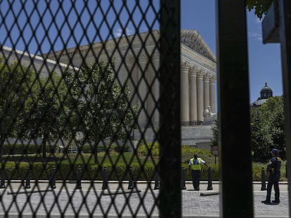 La sede del Tribunal Supremo de EE UU, este lunes en Washington.