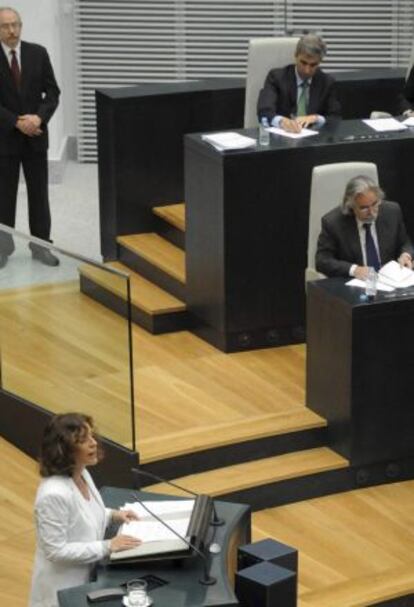 Botella, en su intervención en el debate sobre el estado de la ciudad.