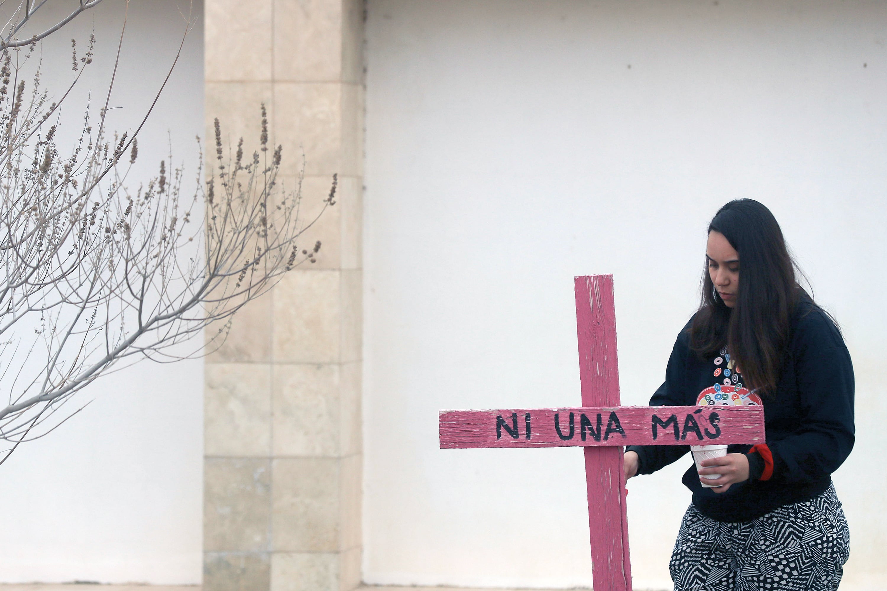 Protesta contra los feminicidios en Ciudad Juárez, México, el pasado 25 de febrero.