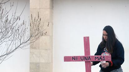 Protesta contra los feminicidios en Ciudad Juárez, México, el pasado 25 de febrero.