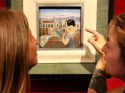 'Noia de Figueres' de Salvador Dalí al museu del pintor a Figueres.