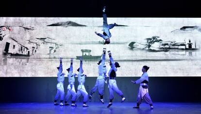 Sheyang Acrobatic Troupe, de China, que podr&aacute; verse en Figueres.