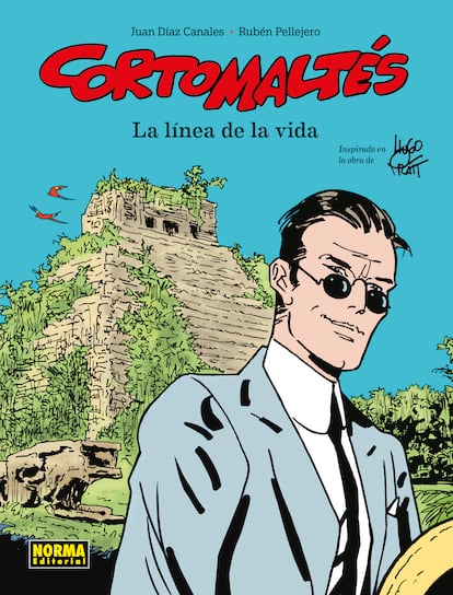 Portada de 'Corto Maltés: La línea de la vida', de Juan Díaz Canales y Rubén Pellejero.