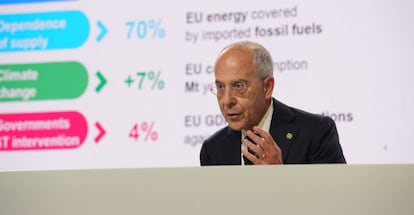 Francesco Starace, consejero delegado de Enel, hoy en Roma.