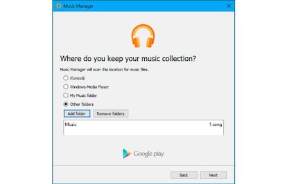 Gestor de subida de música a Google Music.