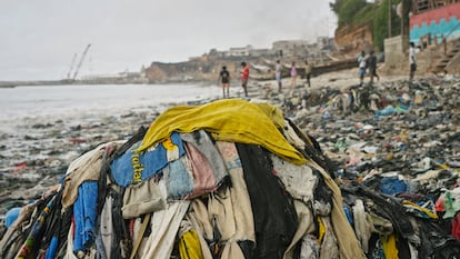 A textile dump in Ghana.