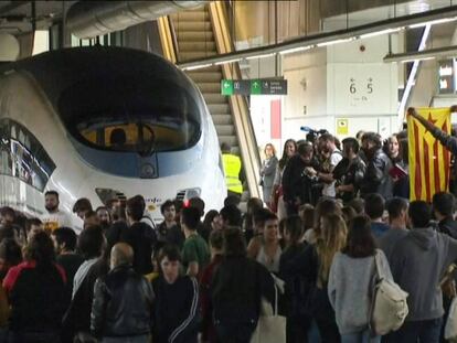 Renfe y Adif denunciarán los cortes de vías de AVE y Cercanías en la huelga del 8N