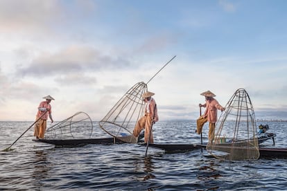 Los pescadores del lago Inle