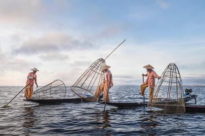 Los pescadores del lago Inle