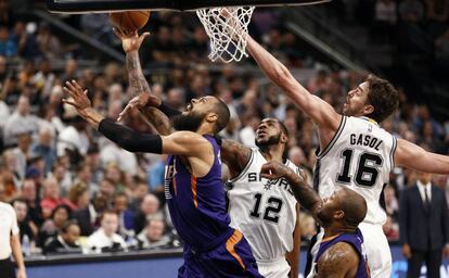 Chandler, Aldridge y Pau Gasol.