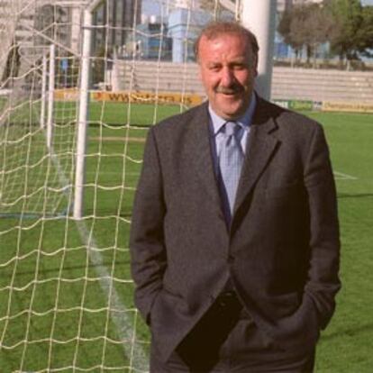 Vicente del Bosque, en la ciudad deportiva del Real Madrid.