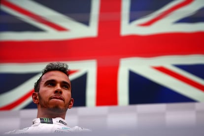 Hamilton, tras imponerse este fin de semana en Austria.