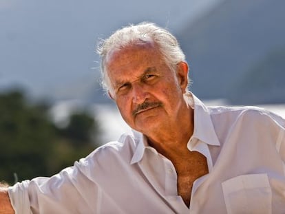 Carlos Fuentes (Panam&aacute;, 1928 -M&eacute;xico, 2012), fotografiado en 2009 en Formentor.